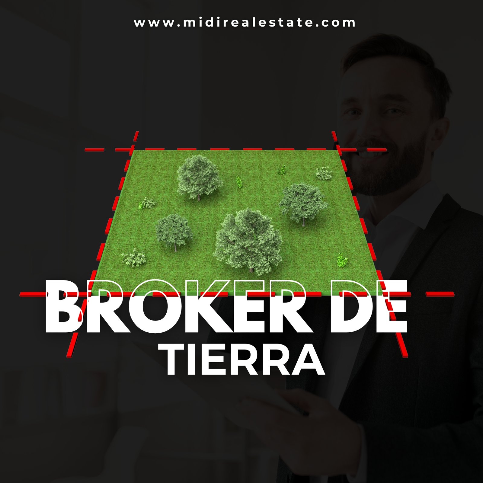 Conviértete en broker de tierra